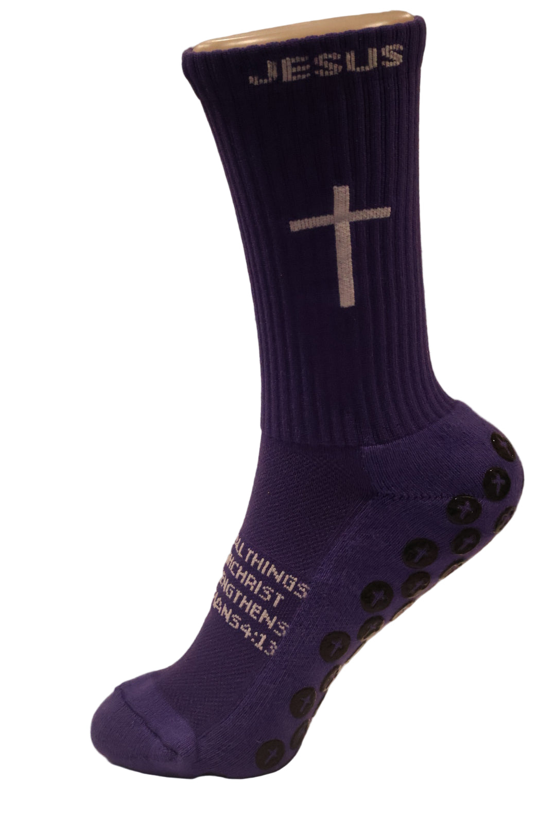 JESUS SAVES - PURPLE