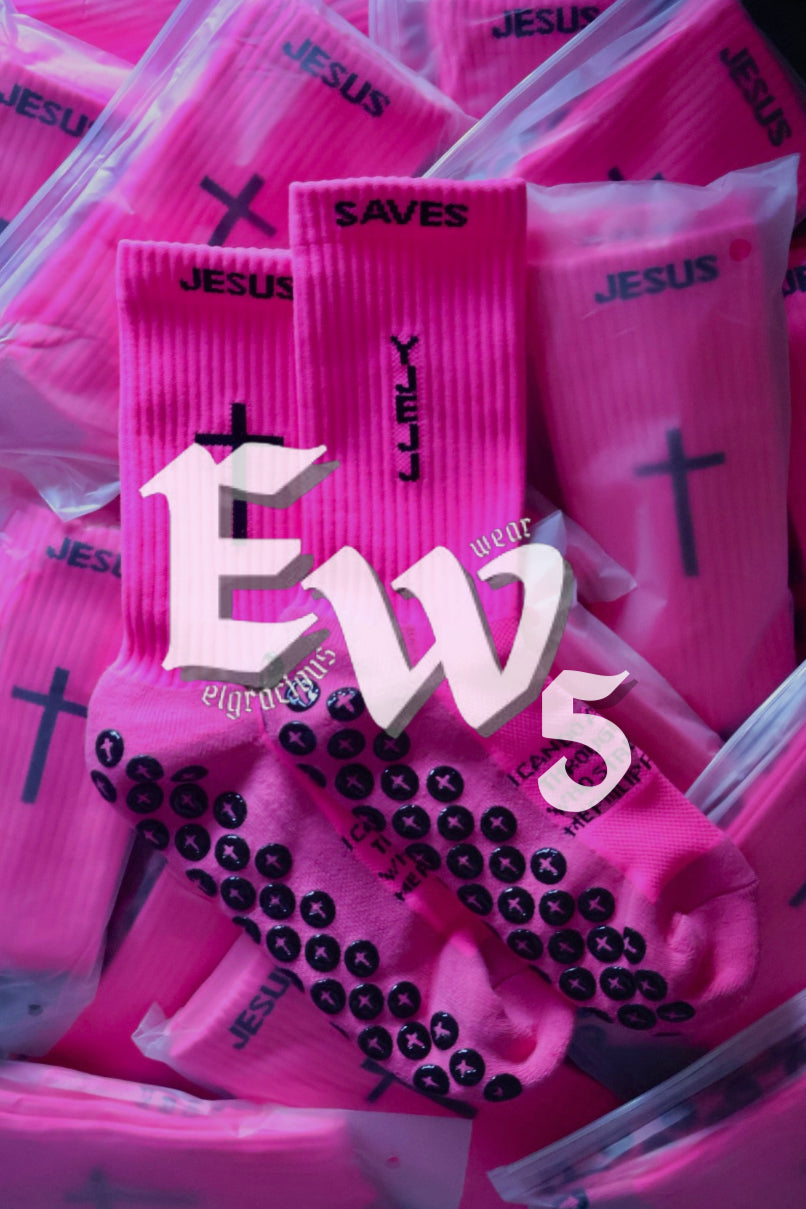 JESUS SAVES - PINK